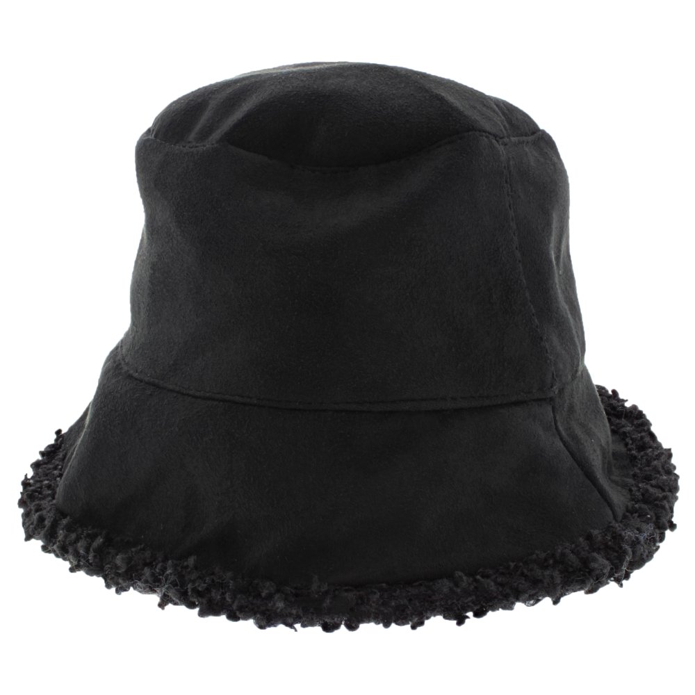 Zac's Alter Ego - Black Suede Chapeau de seau - Multicolore